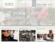 Tablet Screenshot of kurtssteakhouse.com
